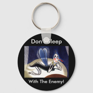 Chaveiro Vintage Madam Malaria Mosquito