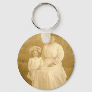 Chaveiro Vintage Mãe E Filho