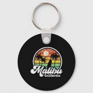 Chaveiro Vintage Malibu Beach California Ca Surfing Retro S