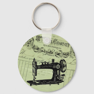 Chaveiro Vintage - Máquina francesa de costura