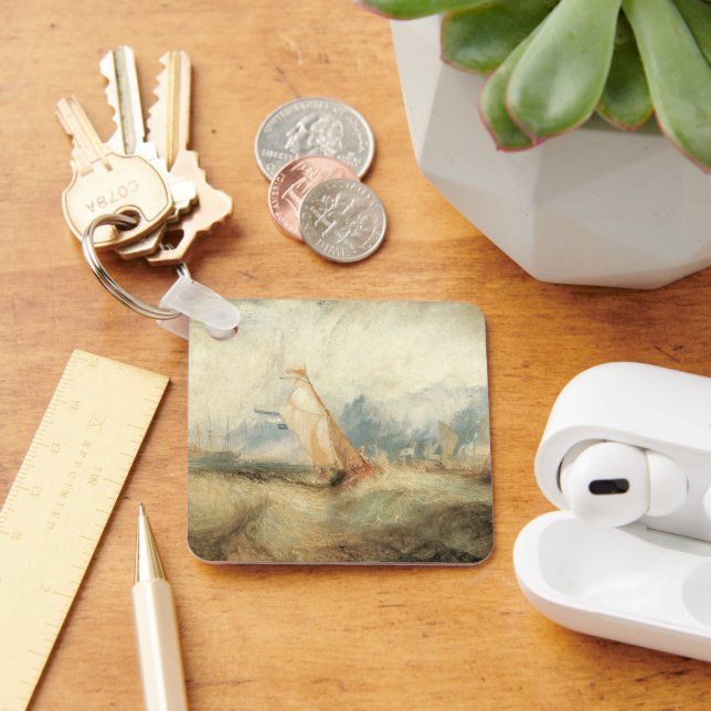 Chaveiro Vintage Maritime Ship Seascape (salvação marítima) (Mesa)