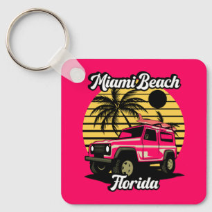 Chaveiro Vintage Miami Beach Flórida