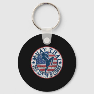 Chaveiro Vintage Muay Thai Karate Boxing Martial Arts