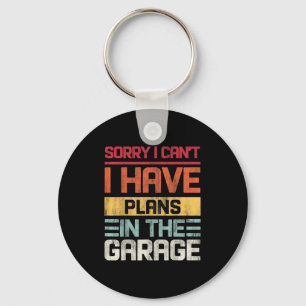 Chaveiro Vintage Não Posso Tenho Planos Na Garagem Dizia