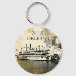 Chaveiro Vintage New Orleans Stern WheelKey Chain