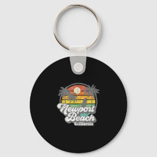 Chaveiro Vintage Newport Beach Califórnia Ca Surf Retro