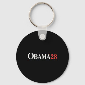 Chaveiro Vintage Obama 2028 Engraçado Eleição Política Patr