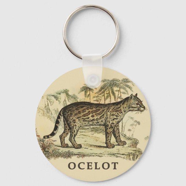 Chaveiro Vintage Ocelot (Frente)