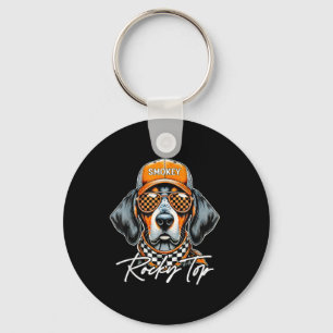 Chaveiro Vintage Orange Blooded Tennessee Dog Lover Rocky T