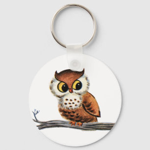 Chaveiro Vintage Owl