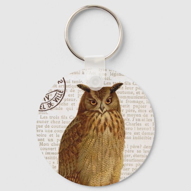 Chaveiro Vintage Owl...Chaveiro (Frente)