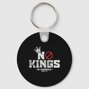 Chaveiro Vintage Patriotic No Kings In America Desde 1776 M