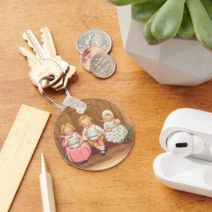 Chaveiro Vintage Pease Porridge Hot Childreny Nursery Rhyme