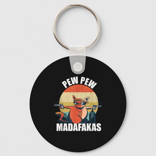 Chaveiro Vintage Pew Madafakas - Citação Louca dos Amantes  (Frente)