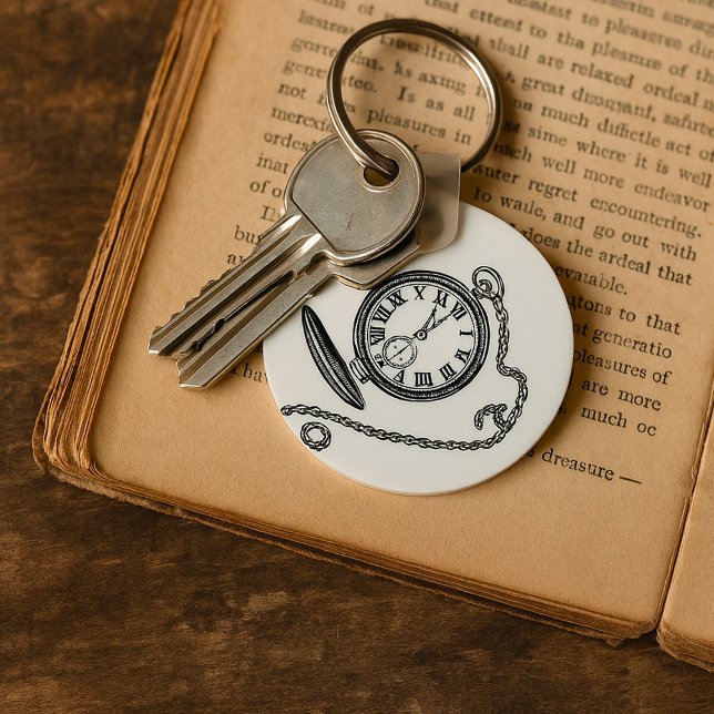 Chaveiro Vintage Pocket Watch (Criador carregado)
