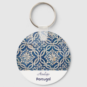 Chaveiro Vintage português azulejo