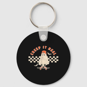 Chaveiro Vintage Retro Halloween Creme It Real Ghost Boy Fa
