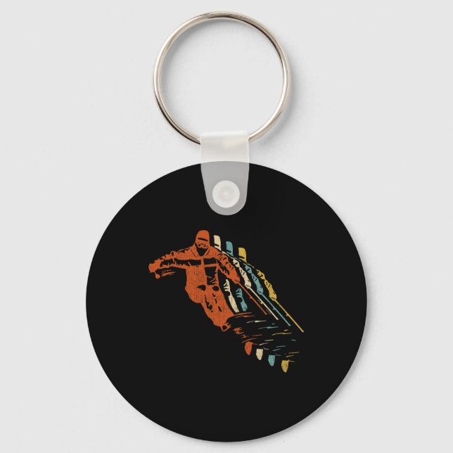 Chaveiro Vintage Retro Ski 80s 90s (Frente)