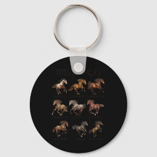 Chaveiro Vintage Retro Tipos De Cavalos Cavalos Raça Cavalo
