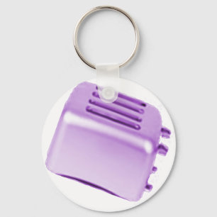 Chaveiro Vintage Retro Toaster Design - Roxo
