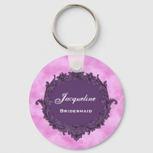 Chaveiro Vintage roxo %20 do favor do casamento da dama de
