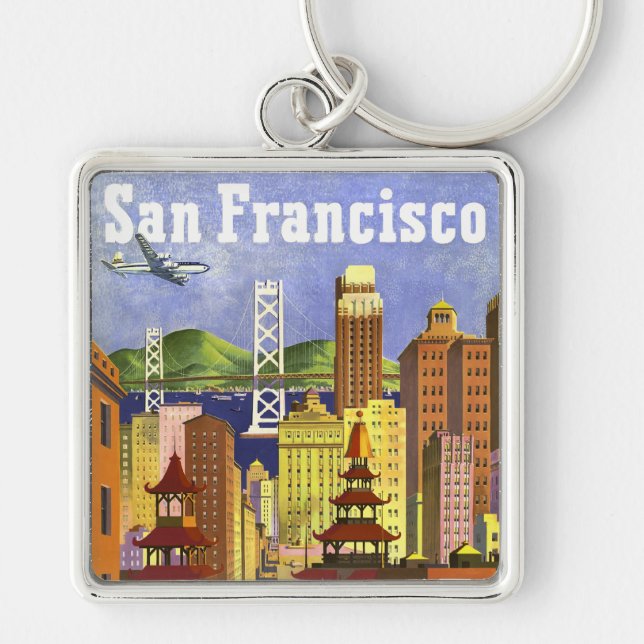 Chaveiro Vintage San Francisco (Frente)