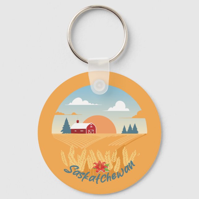 Chaveiro Vintage Saskatchewan (Frente)