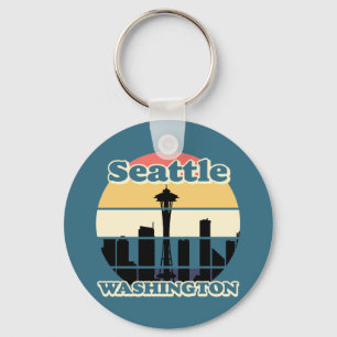 Chaveiro Vintage Seattle Washington