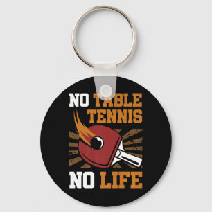 Chaveiro Vintage Sem Mesa Tênis Sem Vida Ping Pong Ball Spo