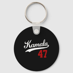Chaveiro Vintage Senhora Presidente Harris 2024 Kamala 47 B