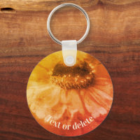 Vintage Sepia Zinnia Flor Personalizado