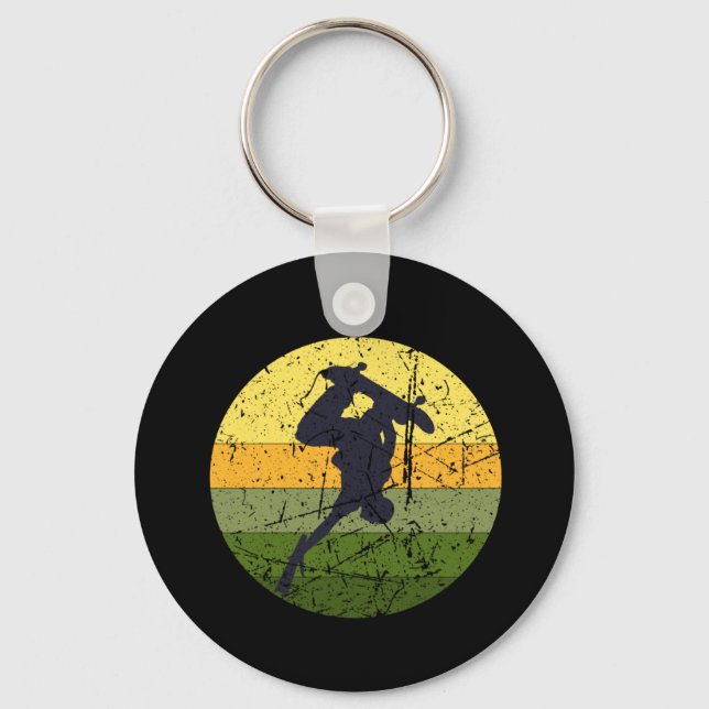 Chaveiro Vintage Skateboard (Frente)