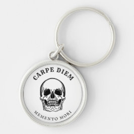 Chaveiro Vintage Skull Spooky Memento Mori