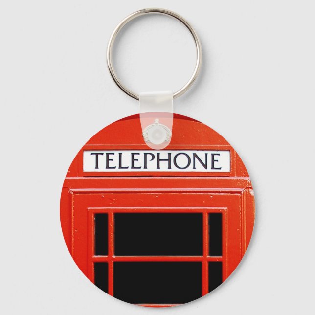 Chaveiro Vintage Telephone Booth (Frente)