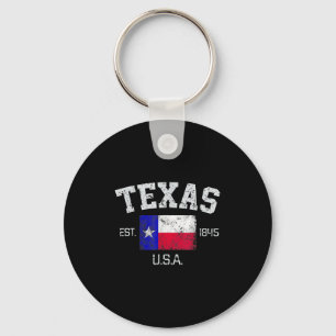 Chaveiro Vintage Texas Austin Est 1845 Para Men Women &amp;