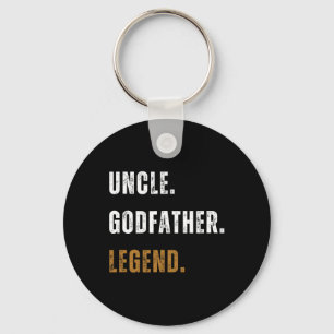 Chaveiro Vintage Tio Goddad Legend Engraçado Tio Novo
