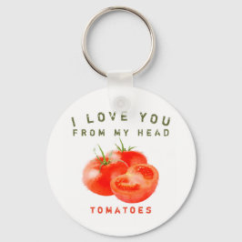 Chaveiro Vintage Tomato Quote Design -