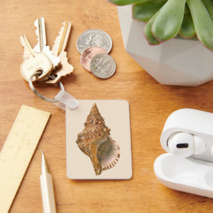 Chaveiro Vintage Triton Seashell Shell, Marine Ocean Animal