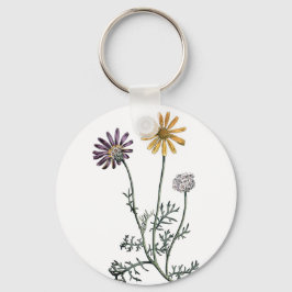 Chaveiro Vintage Ursinia Antemoides Fogo Solar Botânica