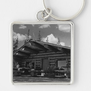 Chaveiro Vintage USA Alaska Modern alaskan, cabine 1970