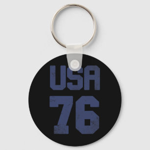Chaveiro Vintage Usa Shirt 4 De Julho Quarto Estado Unidos