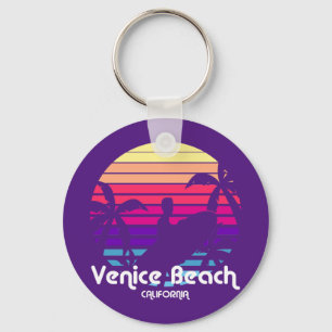 Chaveiro Vintage Venice Beach California Sunset