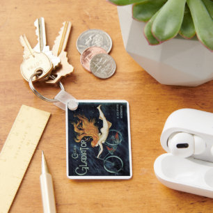 Chaveiro Vintage Victorian Art Nouveau, Ciclos de Gladiador