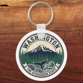 Chaveiro Vintage Washington State Emblem 