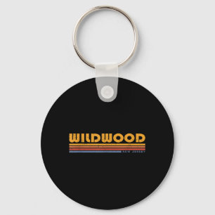 Chaveiro Vintage Wildwood NJ Nova Jersey Retro Retrovisor