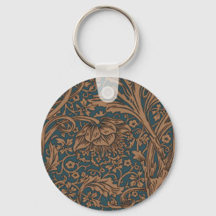 Chaveiro Vintage William Morris Arcadia Sem Costura Total