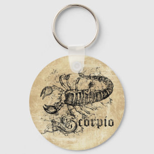 Chaveiro Vintage Zodiac Scorpio