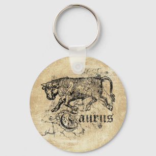 Chaveiro Vintage Zodiac Taurus