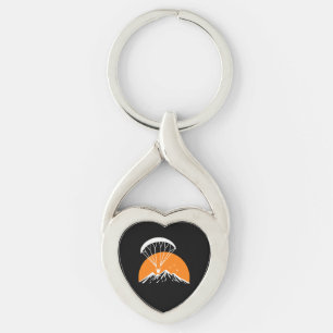 Chaveiro Vintagem retrô de paramotorização