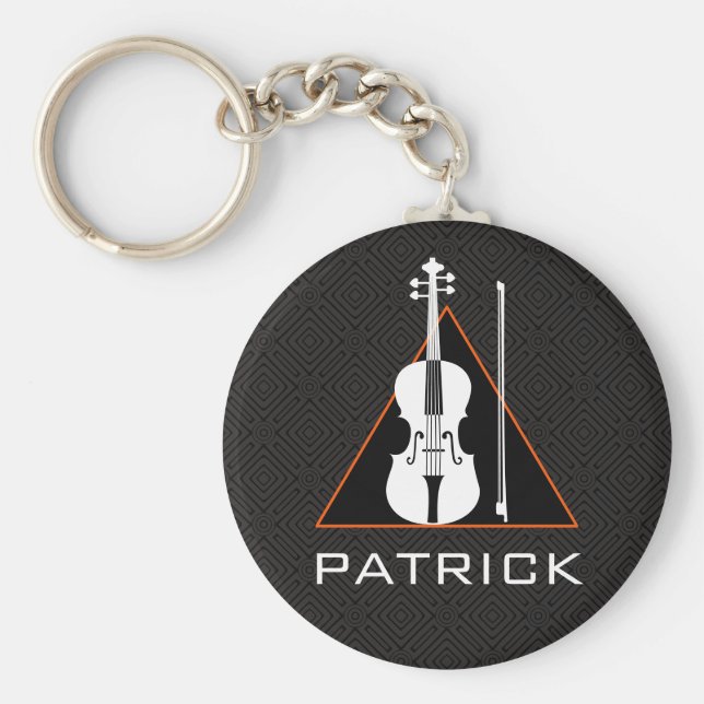 Chaveiro Violência no mínimo negativo no espaço Moderno Vio (Frente)